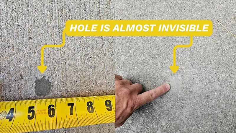 Concrete Lifting Hole Size