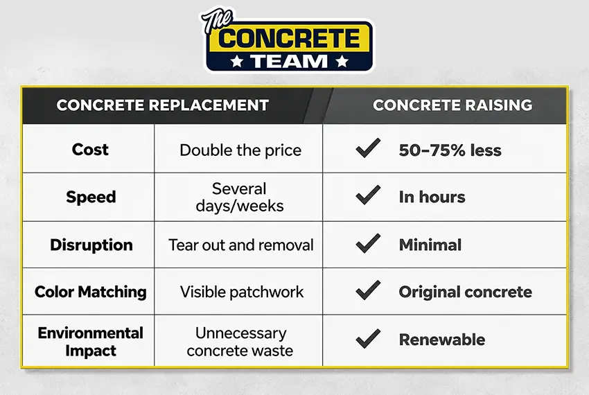 Concrete Repair better then Replacement