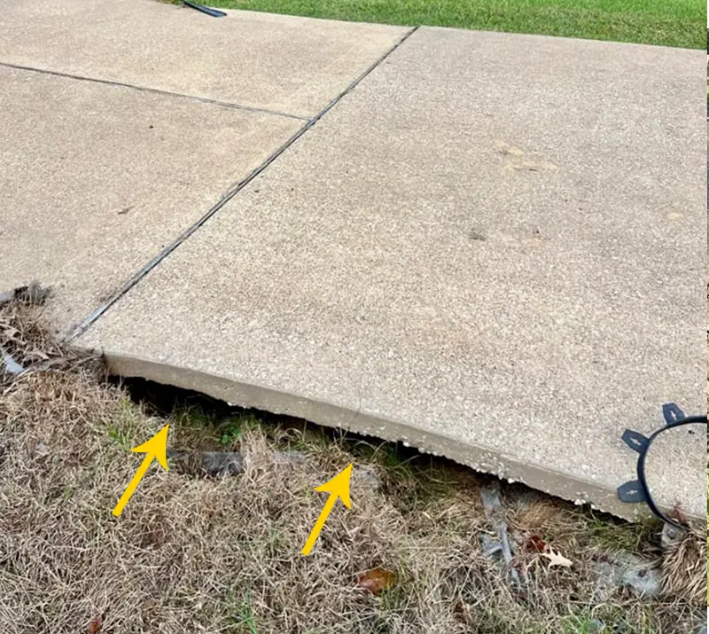 Large Void Under Concrete